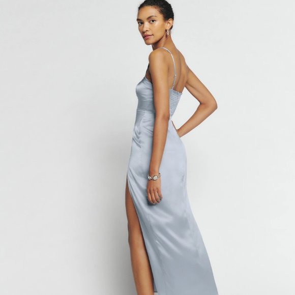 TAGS STILL ON Reformation Solay Silk Dress - Picture 3 of 7